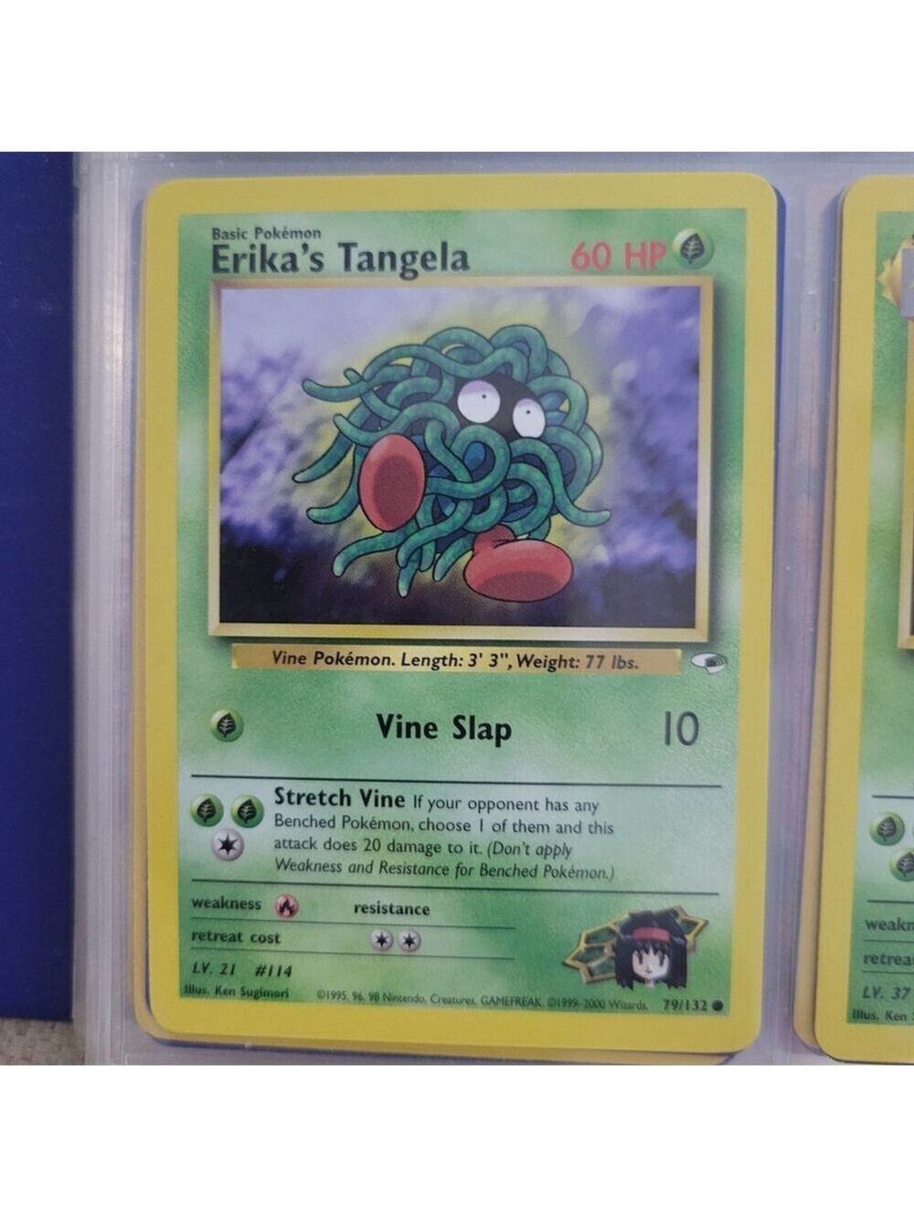 Pokemon Erika's Tangela Card